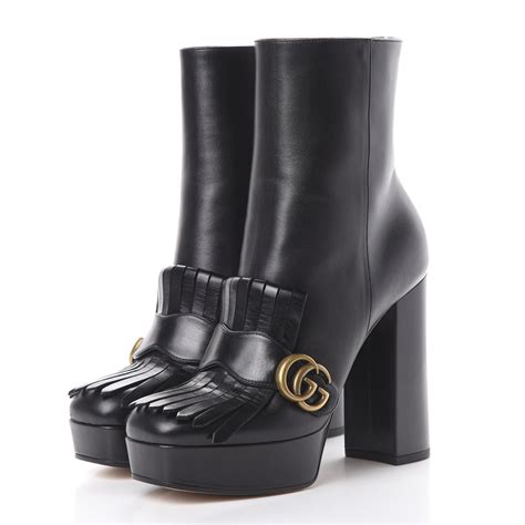 gucci winter shoes men|Gucci marmont fringe boots.